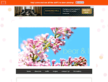 Tablet Screenshot of bearandlionmama.com